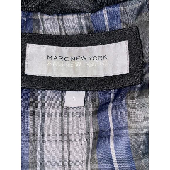 Andrew Marc New York Men's Wool Blend Coat - Size L -‎ Excellent Quality - Picture 6 of 12